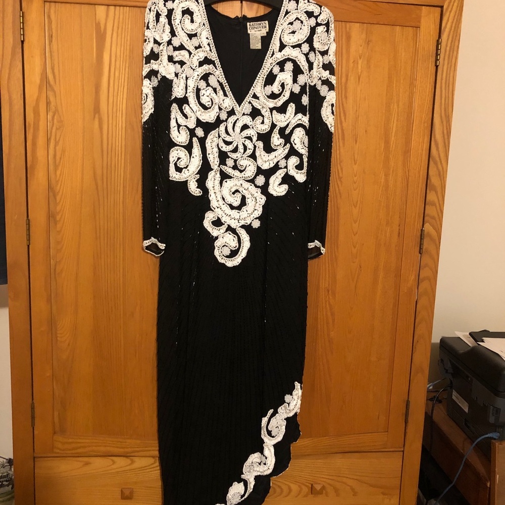 Gorgeous sequin 3/4 length gown